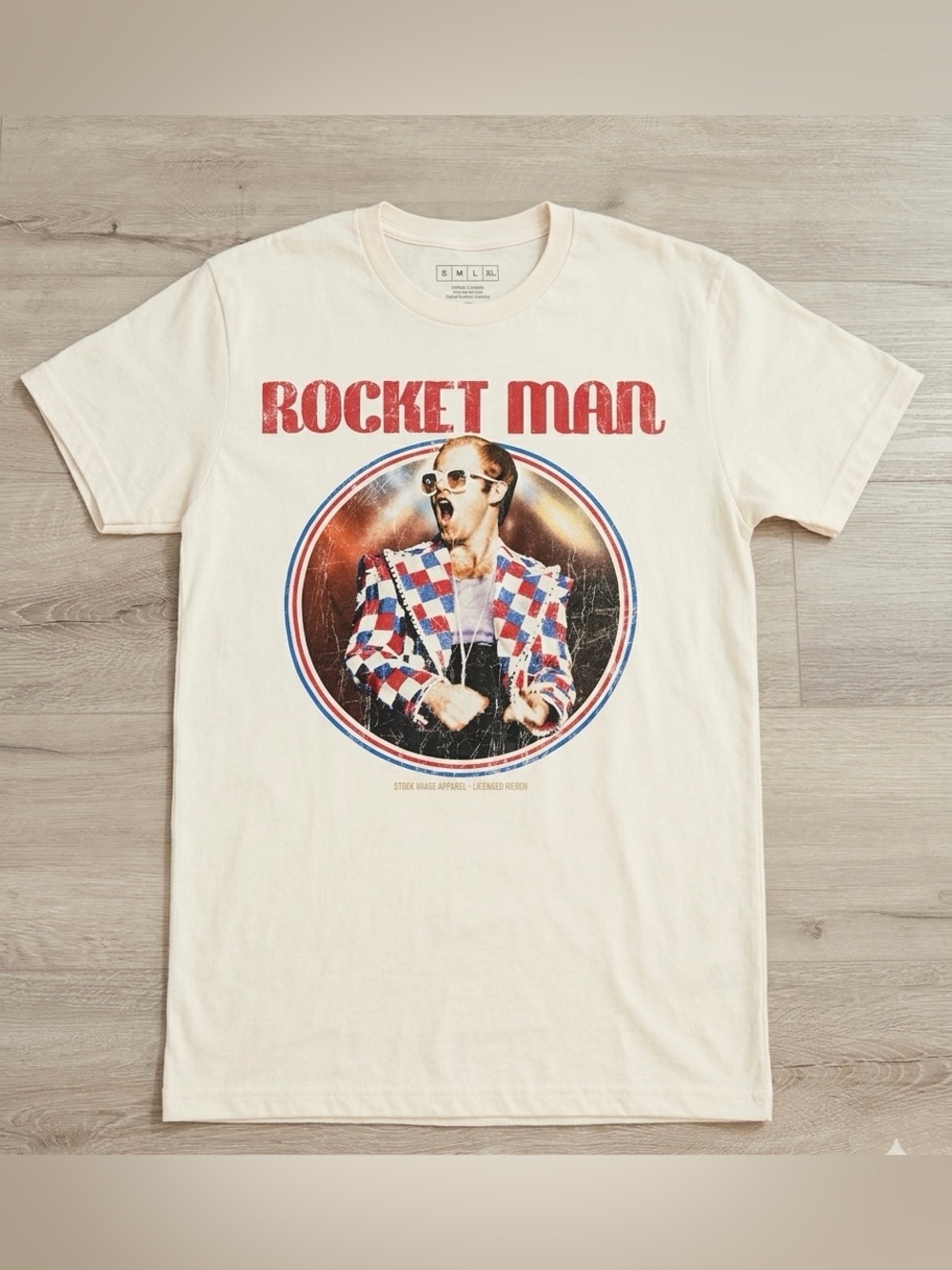 Elton John "Rocket Man" Graphic Tee - Size Medium - NWT
